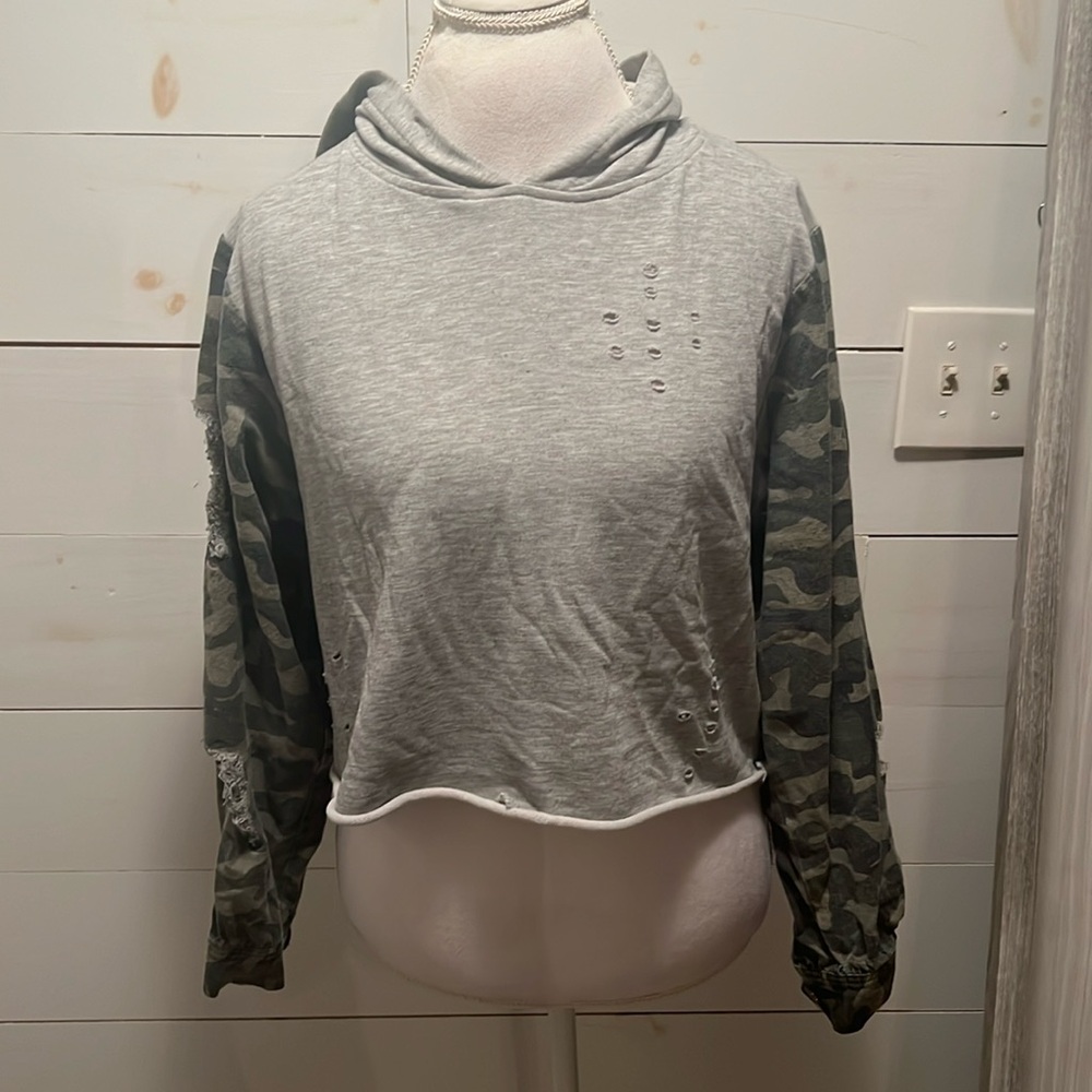 Dance & marvel camo hoodie